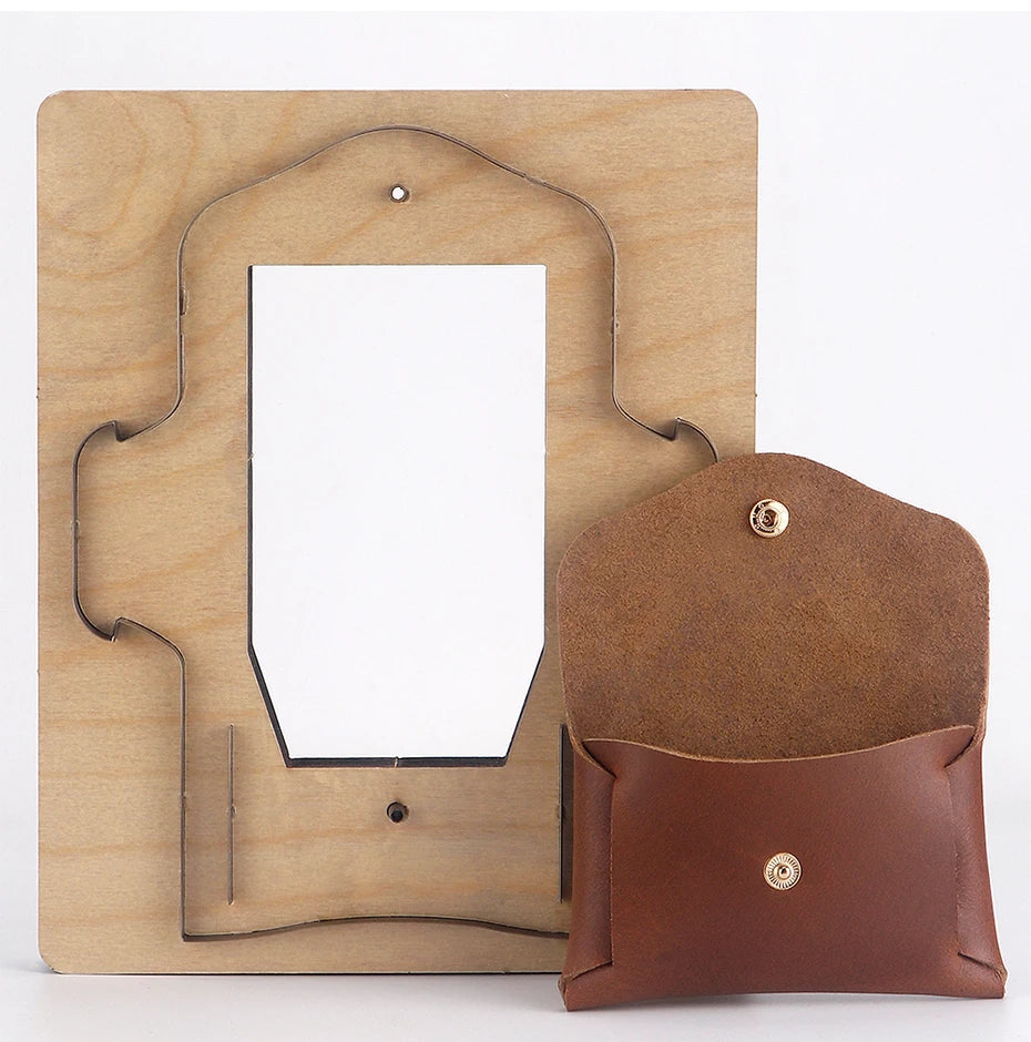 Wallet Coin Bag Leather Cutting Mold DIY Leather Craft Tool Metal Die Cutting Sewing Pattern Card Bag Making Cutting Tool