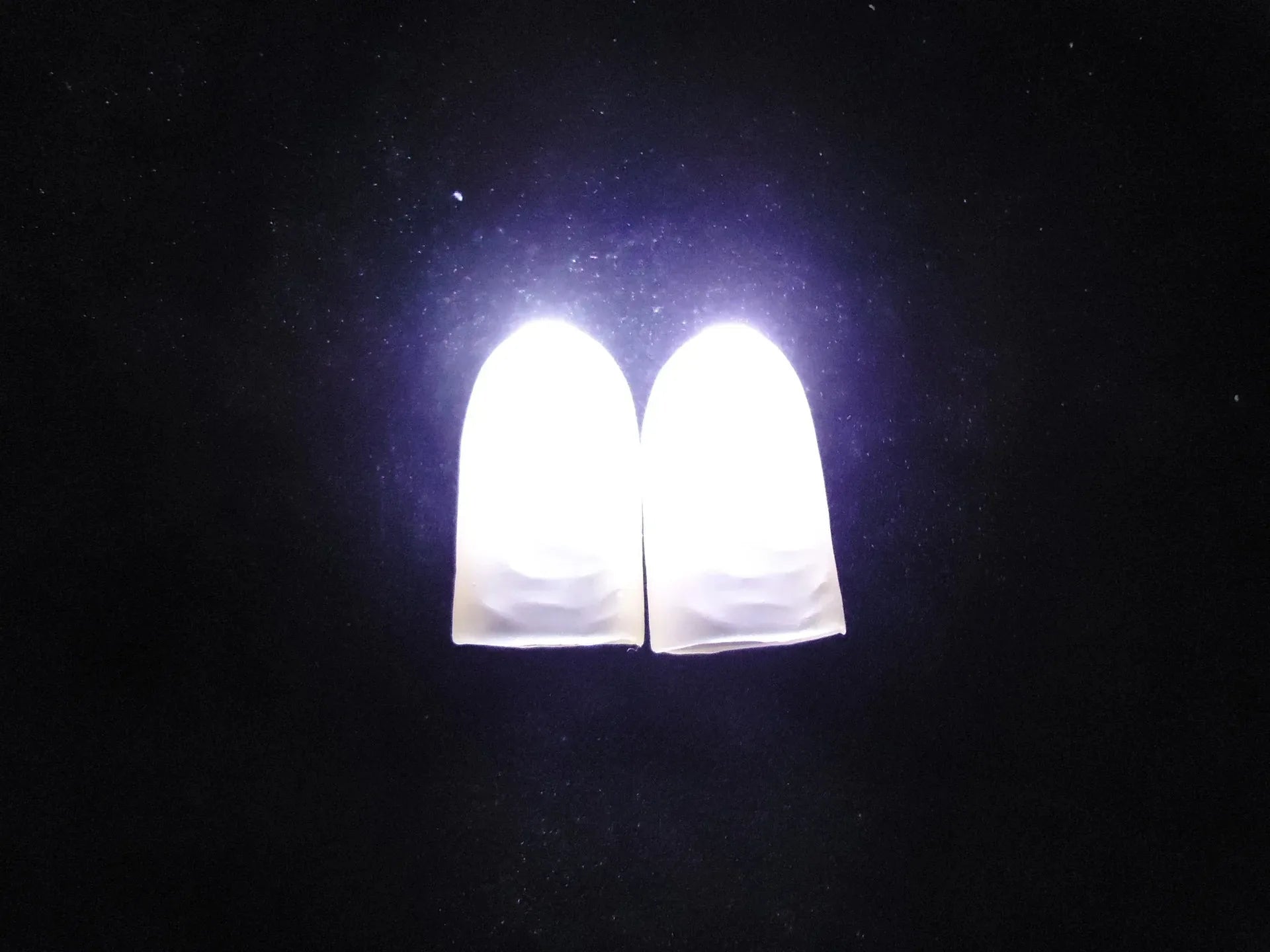 Magic Thumbs Light Toys for Adult Magic Trick Props Blue Light Led Flashing Fingers Halloween Party Toys for Children