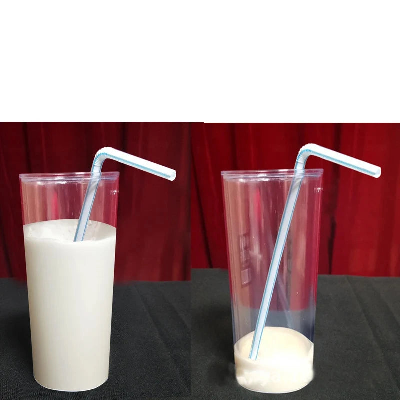 Super Wonder Glass Milk Cup Stage Street Close Up Gimmicks Magie Illusion Magic Tricks Magia Props