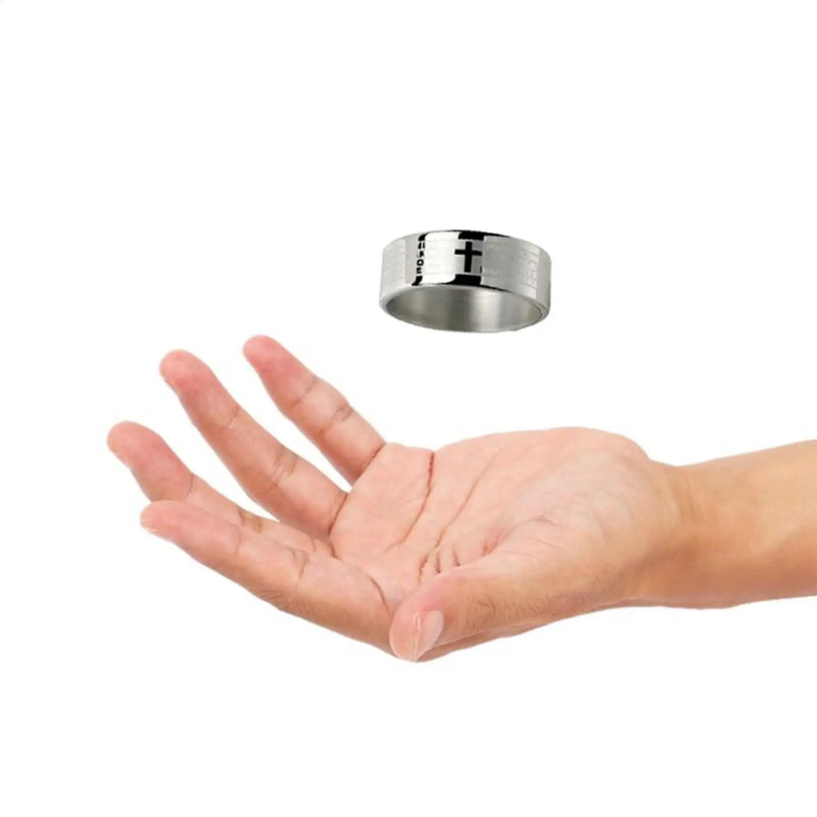 Magic Tricks Floating Ring Magic Trick Metal Cool Floating Toys for Travel Carnival Stage Kids Adults Street Performance Party