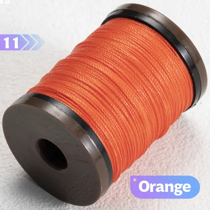 0.4/0.5/0.6mm Round Waxed Thread Circular Leather Sewing Waxing Thread for Manual Sewing and Jewelry Craftsmanship