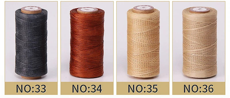 50M 0.8Mm Thickness Waxed Thread For Leather Waxed Cord For Diy Handicraft Tool Hand Stitching Thread Flat Waxed Sewing Line