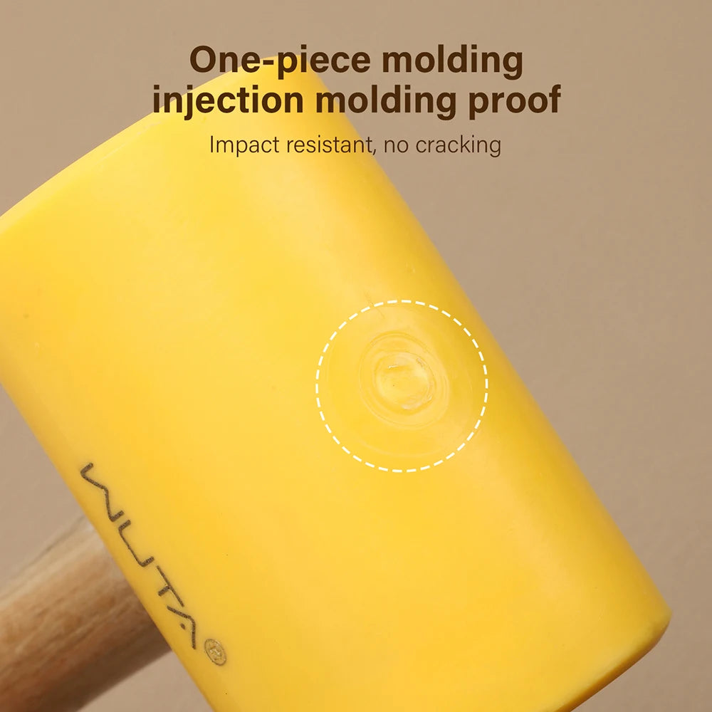 WUTA 1PC Multifunctional Leather Craft Hammer Rubber Mallet Maul Carving Tool For DIY Stamping Punching 46mm 55mm Leather Tools