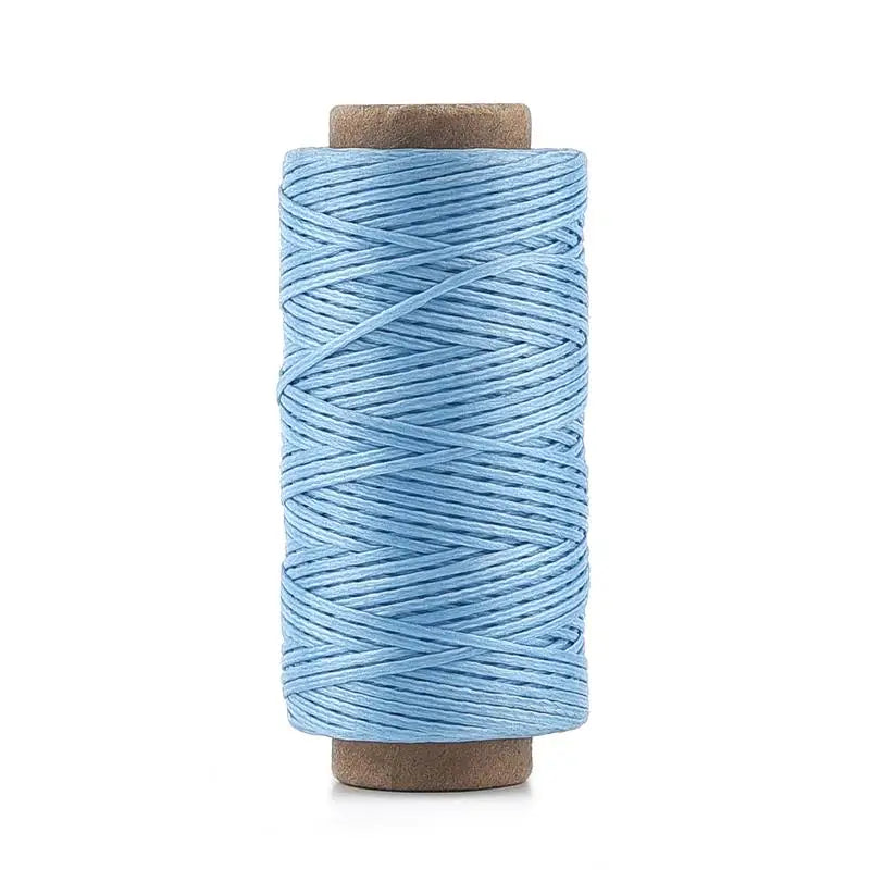 0.8mm 150D Thickness Leather Waxed Thread For Hand Stitching Leather Cord DIY Bracelet Jewelry Making 50 Meters Round Waxed Line