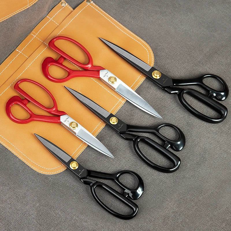 WUTA Professional Scissors Extreme Sharpness Cutting Leather Fabric Heavy Duty Metal Scissors Sewing Shears Craft Tools