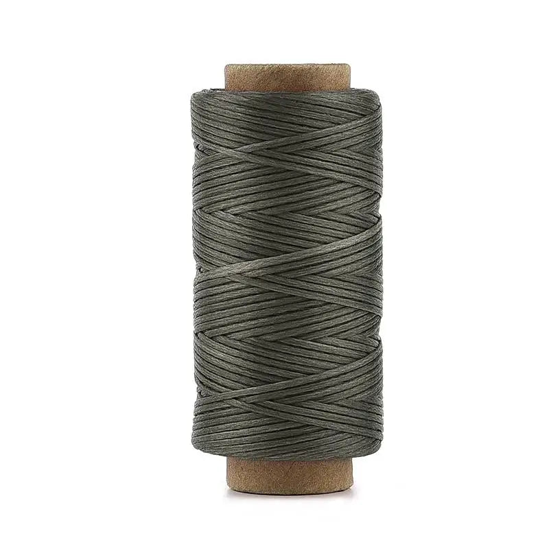 0.8mm 150D Thickness Leather Waxed Thread For Hand Stitching Leather Cord DIY Bracelet Jewelry Making 50 Meters Round Waxed Line