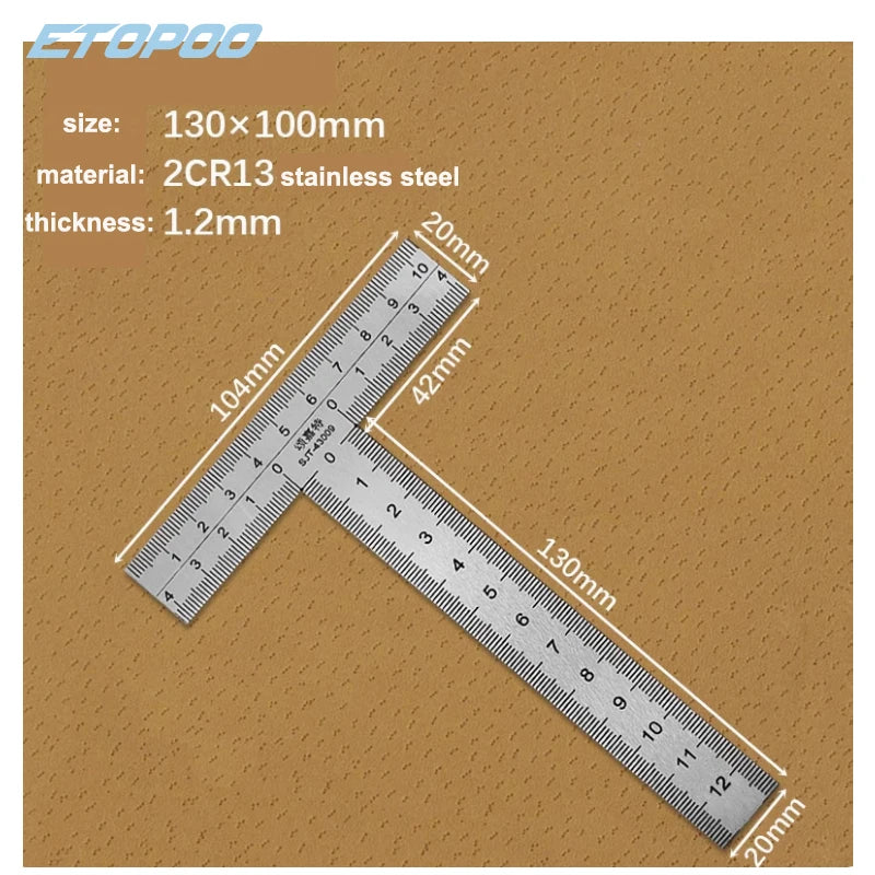 Round Leather Cutting Tools Metal Corner Cutting Ruler Circle Ruler Circle Leather Punch Leather Templates