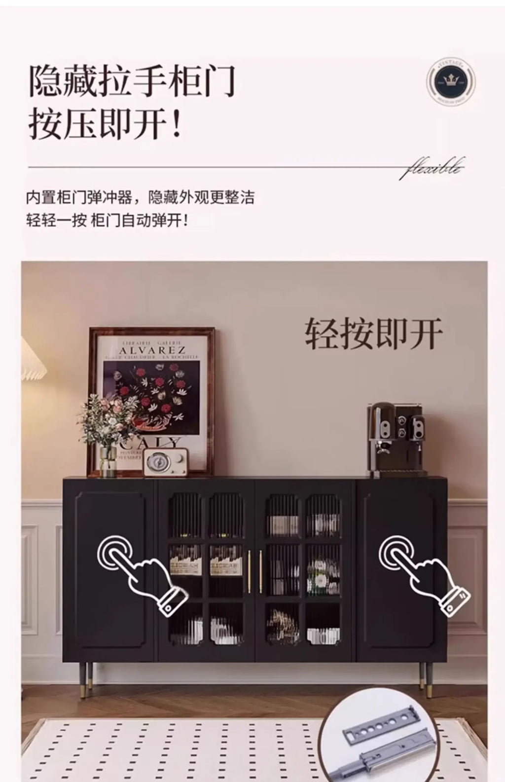 Trendy Luxury Living Room Cabinets Modern Beauty Simple Nordic Storage Cabinet Quality Unique Woonkamer Kasten Home Furniture