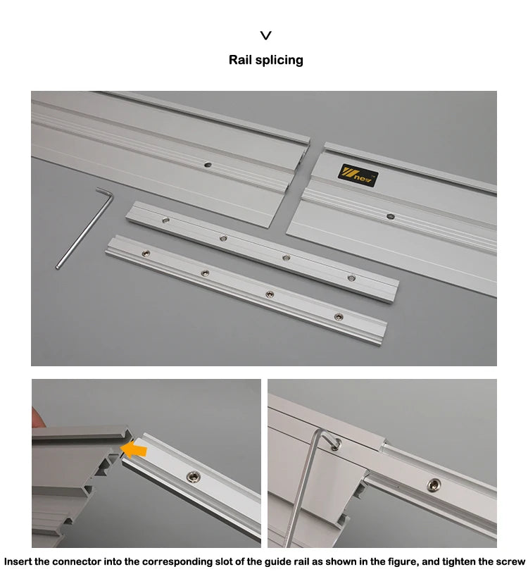 Woodworking Circular Saw Guide Rail Marble Machine Guide Ruler Universal Linear Auxiliary Cutting DIY Woodworking Stone
