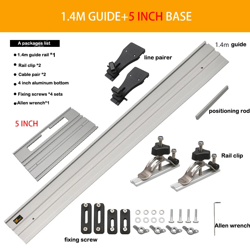 Woodworking Circular Saw Guide Rail Marble Machine Guide Ruler Universal Linear Auxiliary Cutting DIY Woodworking Stone