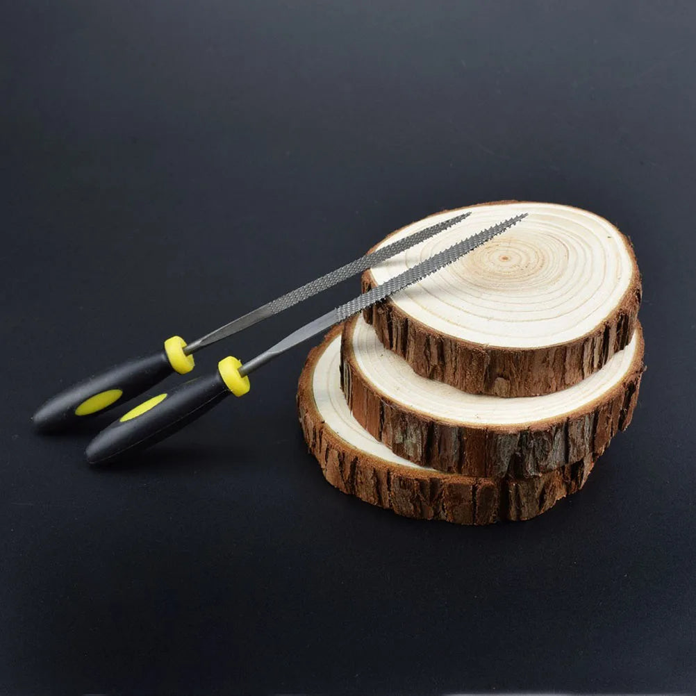 Wood Rasp Set 6pcs Carpenter 5x140mm File Carving Tools Double Riffler Tool