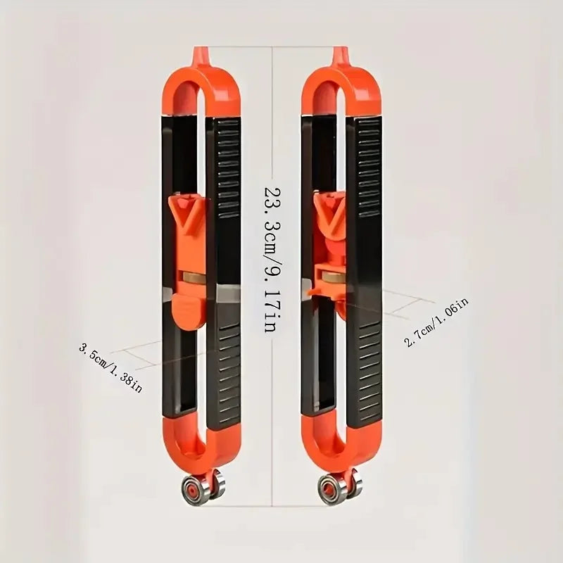 Precision Woodworking Ruler with Lock, Adjustable for Irregular Curves & Contours, for Accurate DIY Projects