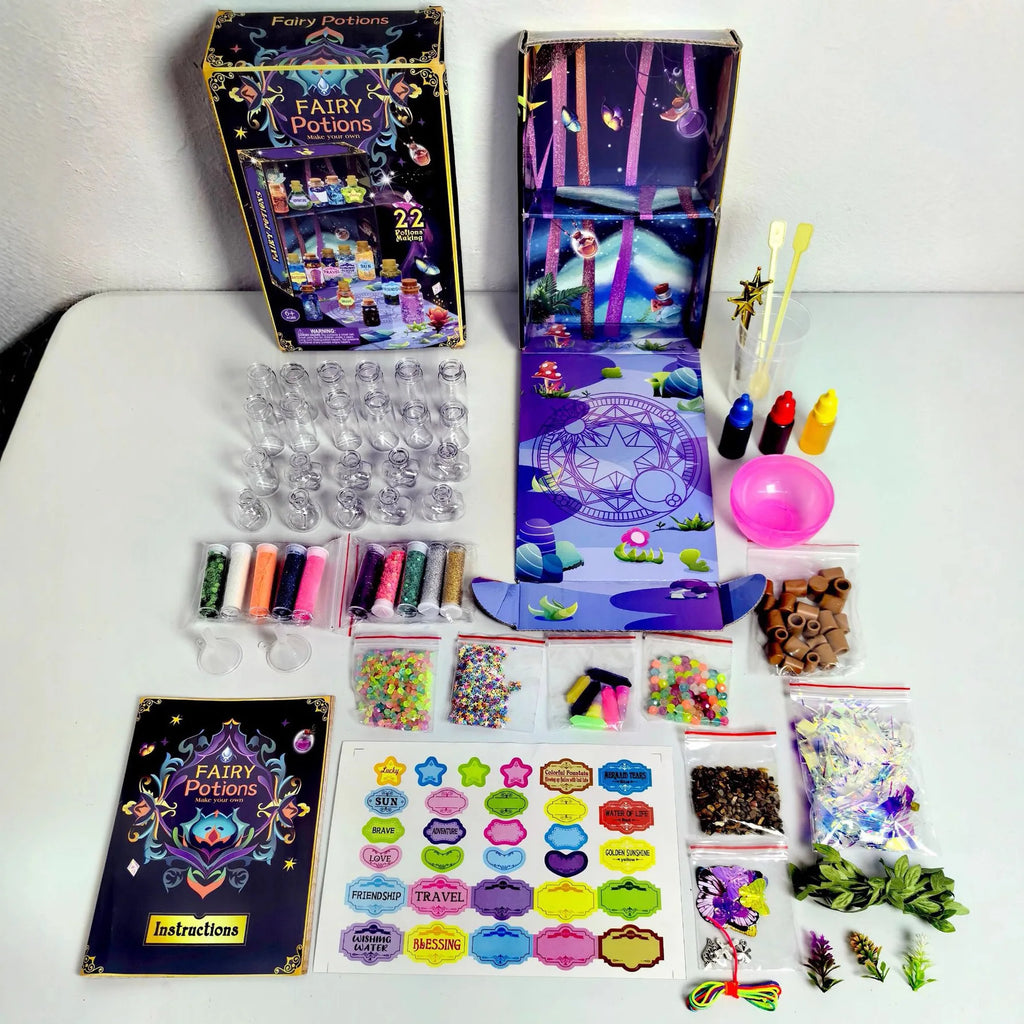 Little Magician DIY Magic Potions Kit Color Changing Freezing Witches Brew Science Experiment Toy for Kids Christmas Gift
