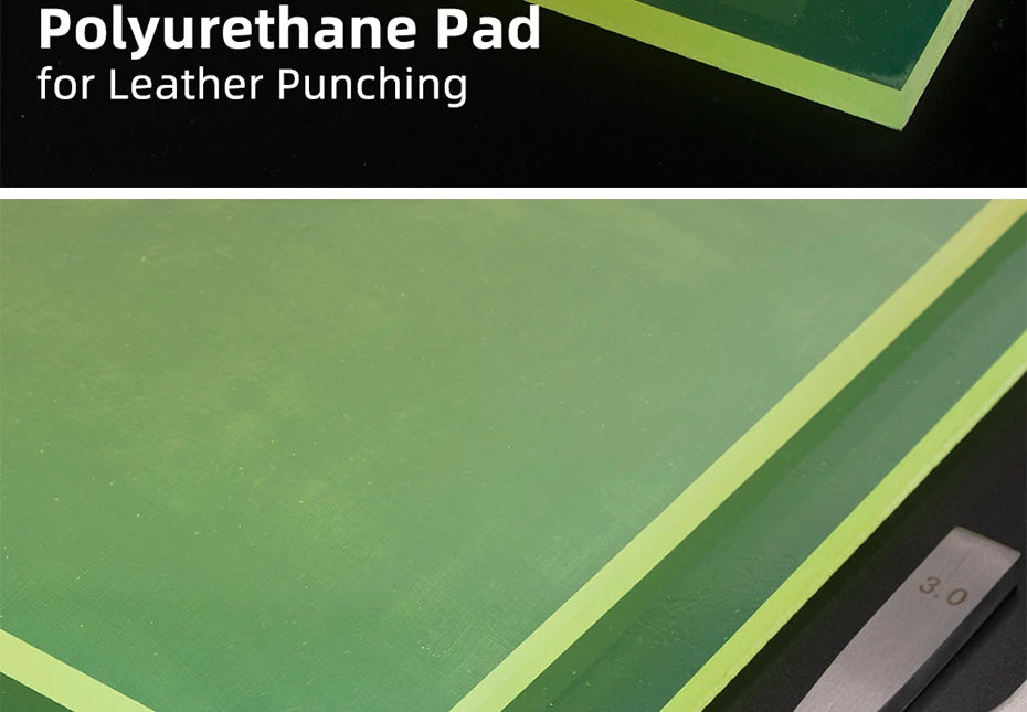 QJH Leather Punch Mat Cutting Board Pounding Pad Stamping Hole Bag Punch Tool Rubber Mute Board for Leather Working DIY Craft