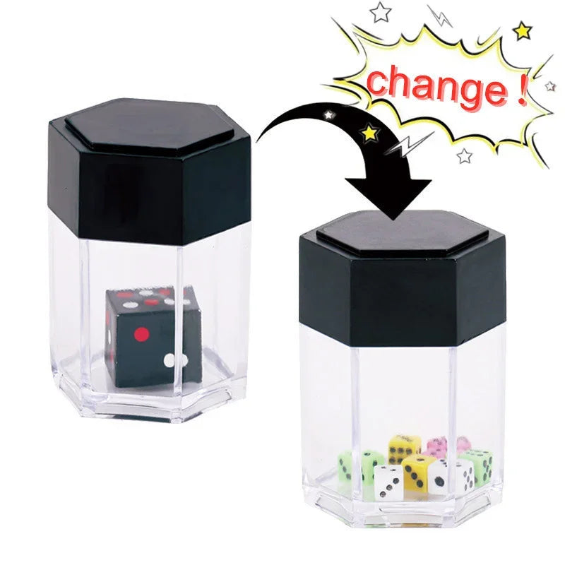Explode Explosion Dice Easy Magic Tricks For Kids Magic Prop Novelty Funny Toy Close-up Performance Magic Show Prop Toy
