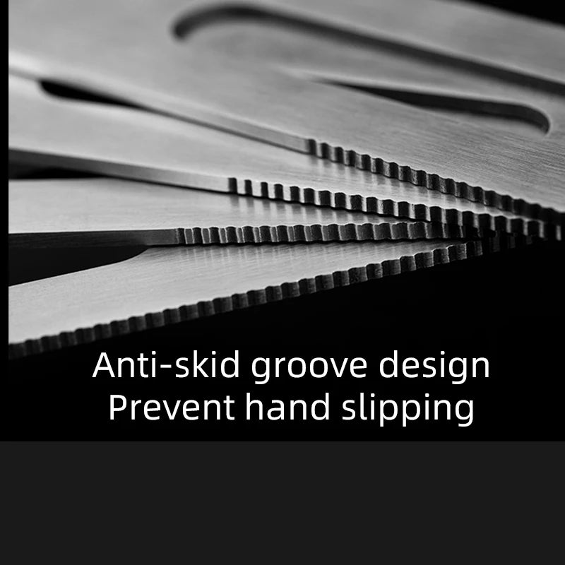 WUTA Professional Leather Cutter Thinning Skiving Tools DIY Craft Cutting Sharp Round/Flat/Slanted Blade,Right/Left Handle