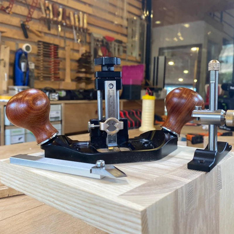 Hongdui Premium KM-17 Pro Router Plane With Fine Adjustment Knob, Woodworking Tools