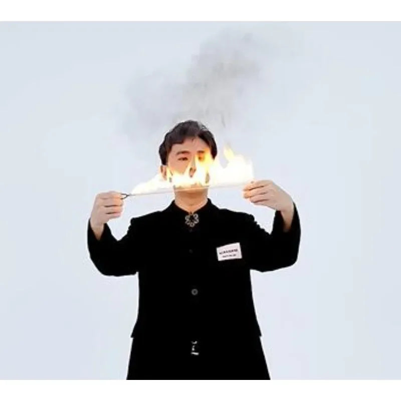 Flame Road Gimmicks Magic Fire Reel Mentalism Magic Close Up Street Magia Tricks Props Gimmick Professional Magician Accessories