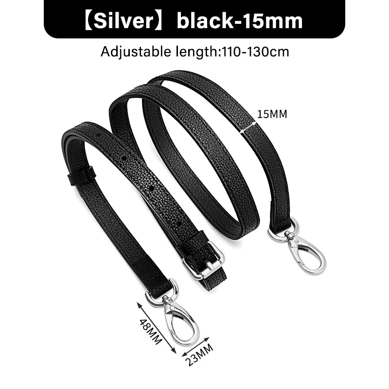 WUTA First Layer Cowhide Genuine Leather Bag Strap Adjustable Shoulder Straps Replacement Handbag Crossbody Belt Bag Accessories