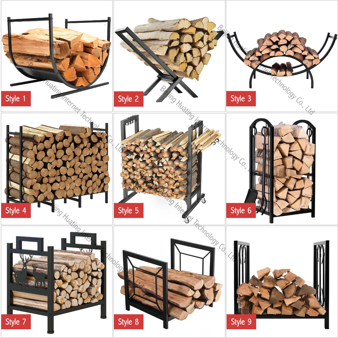 Factory Provides Dedicated Firewood Storage Rack Log Rack Firewood Rack