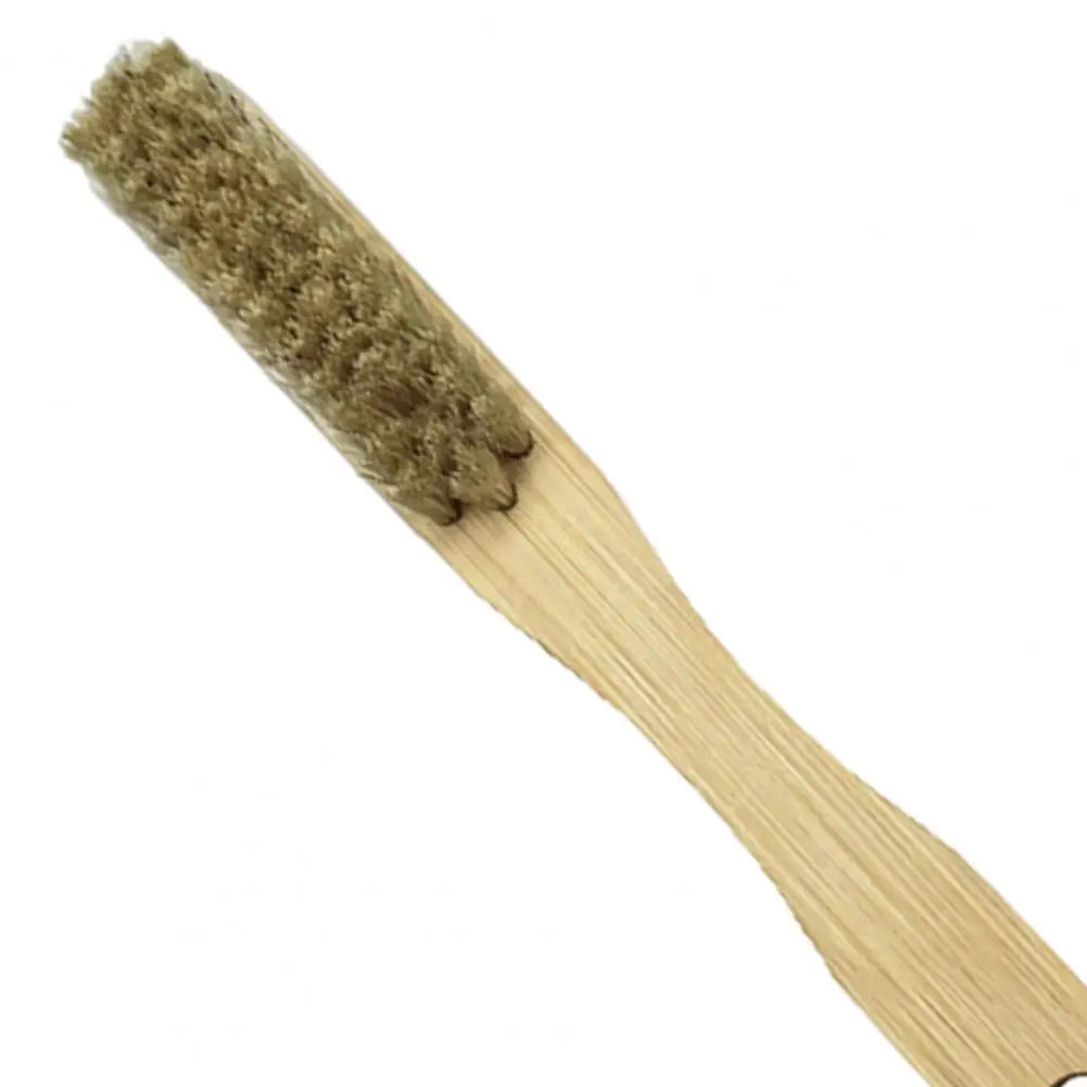 Boar Bristles Bouldering Brush Durable Wooden Rock Climbing Brush with Ergonomic Handle Thick Boar Bristles for Indoor Outdoor