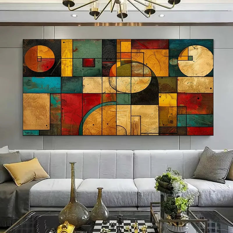 A modern abstract canvas art print, art decoration style ink wall hung poster, suitable for decoration in living rooms, bedrooms