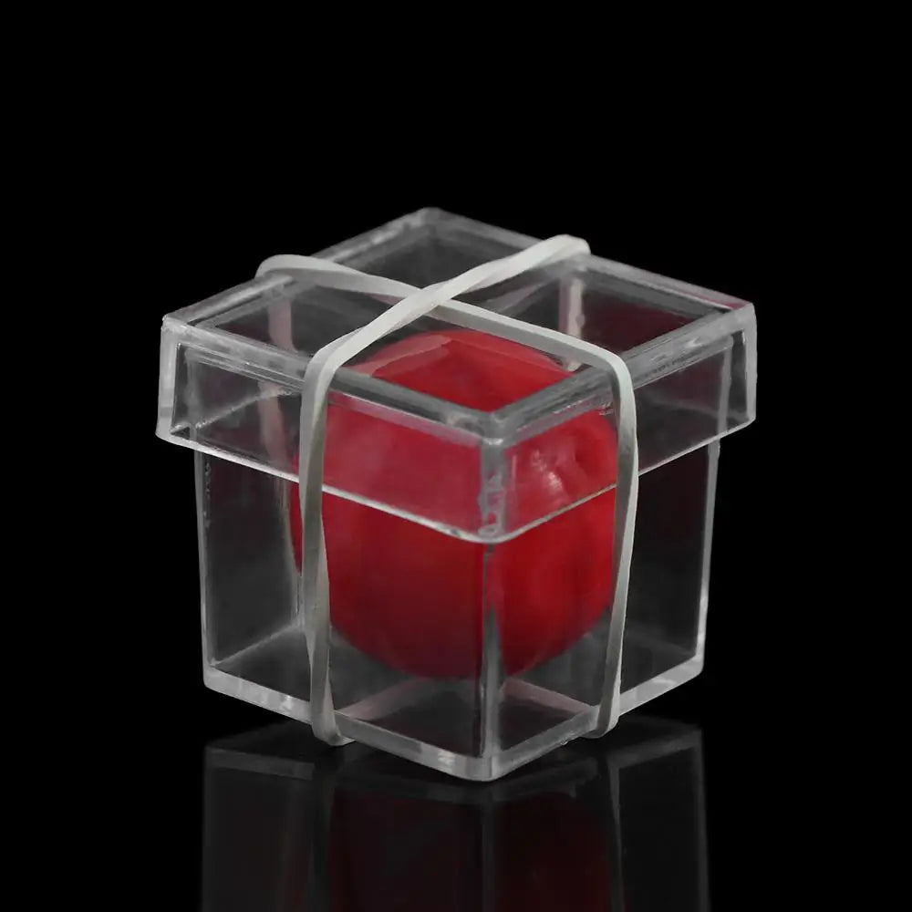 Illusion Magic Clear Ball Through Box Magician Game Gimmick Props Ball Penetrate Box Mentalism Plastic Magic Tricks Street Stage