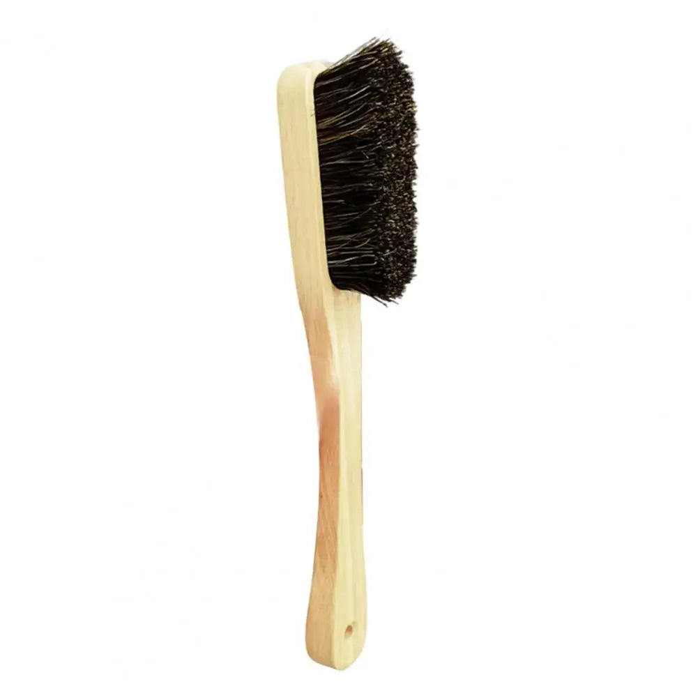 Boar Bristles Bouldering Brush Durable Wooden Rock Climbing Brush with Ergonomic Handle Thick Boar Bristles for Indoor Outdoor