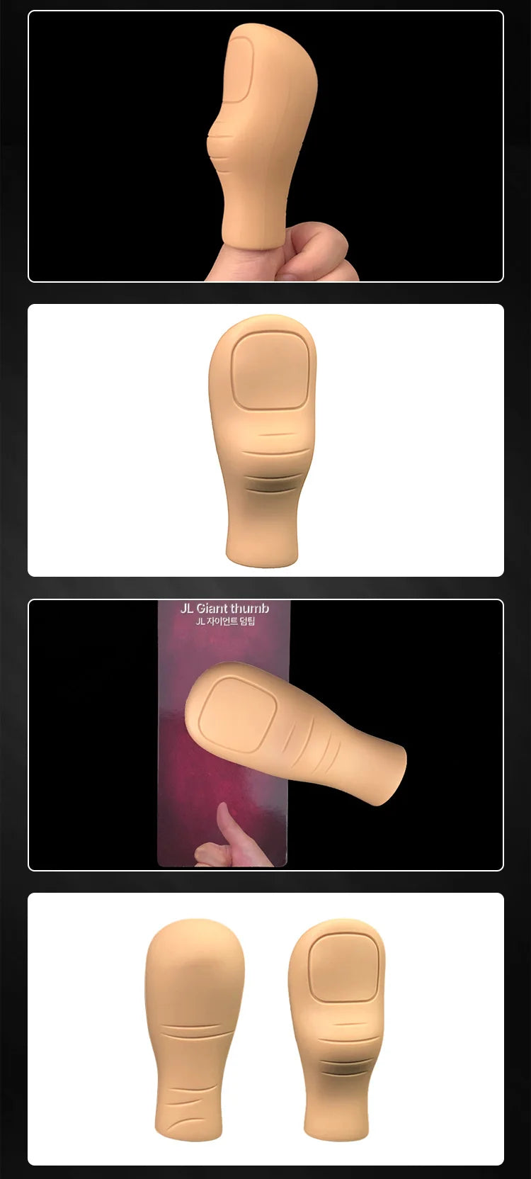 Magic red swollen thumbs up close interactive strange finger JL Giaint thumb magic thicks props Illusions Gimmick Mentalism