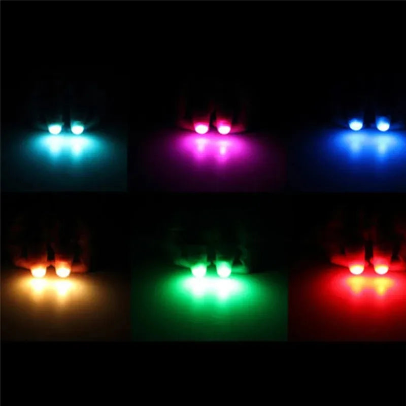 Magic Thumbs Light Toys for Adult Magic Trick Props Blue Light Led Flashing Fingers Halloween Party Toys for Children