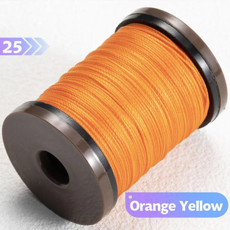 0.4/0.5/0.6mm Round Waxed Thread Circular Leather Sewing Waxing Thread for Manual Sewing and Jewelry Craftsmanship