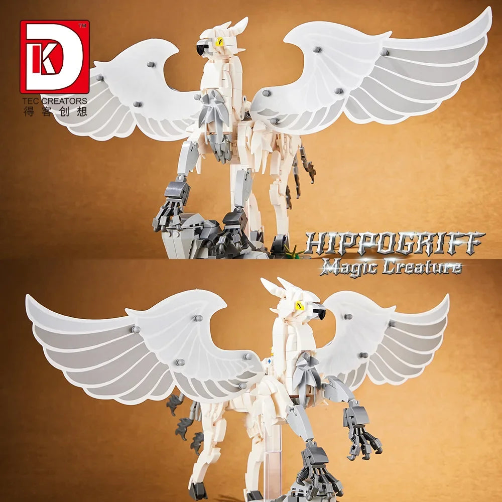 Magic Wand, Wizard’s Robe Model, Assembled Mini Brick Toy, Birthday Gift for Children and Adults.