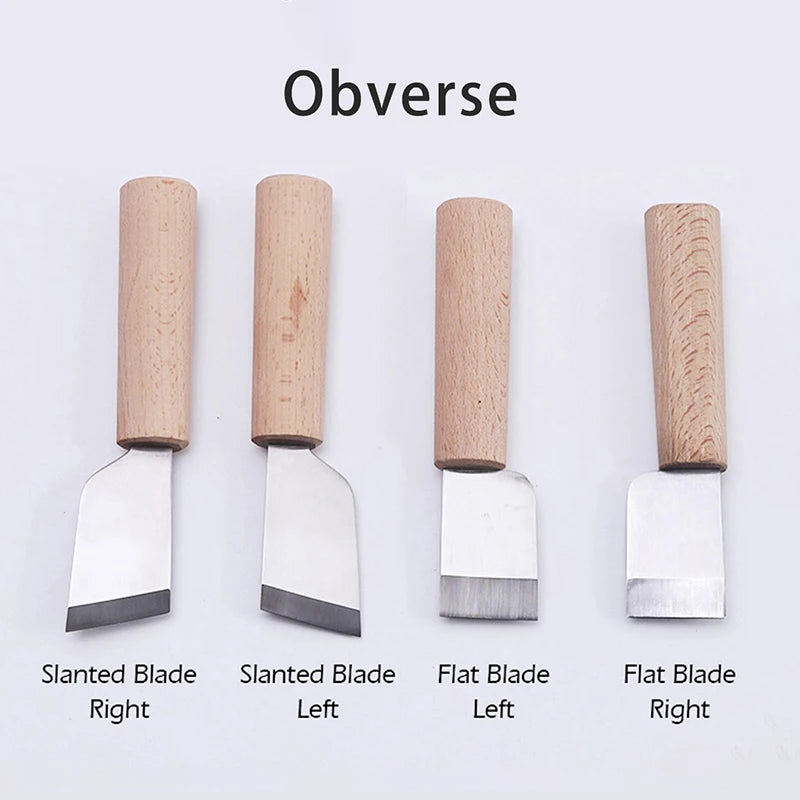 WUTA Professional Leather Craft Cutter DIY Cutting Sharping Thinning Skiving Tool High Speed Steel Blade Right/Left Handed