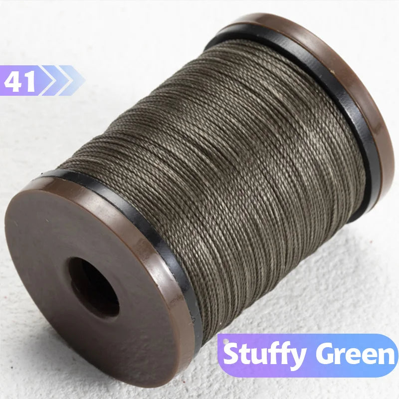 0.4/0.5/0.6mm Round Waxed Thread Circular Leather Sewing Waxing Thread for Manual Sewing and Jewelry Craftsmanship