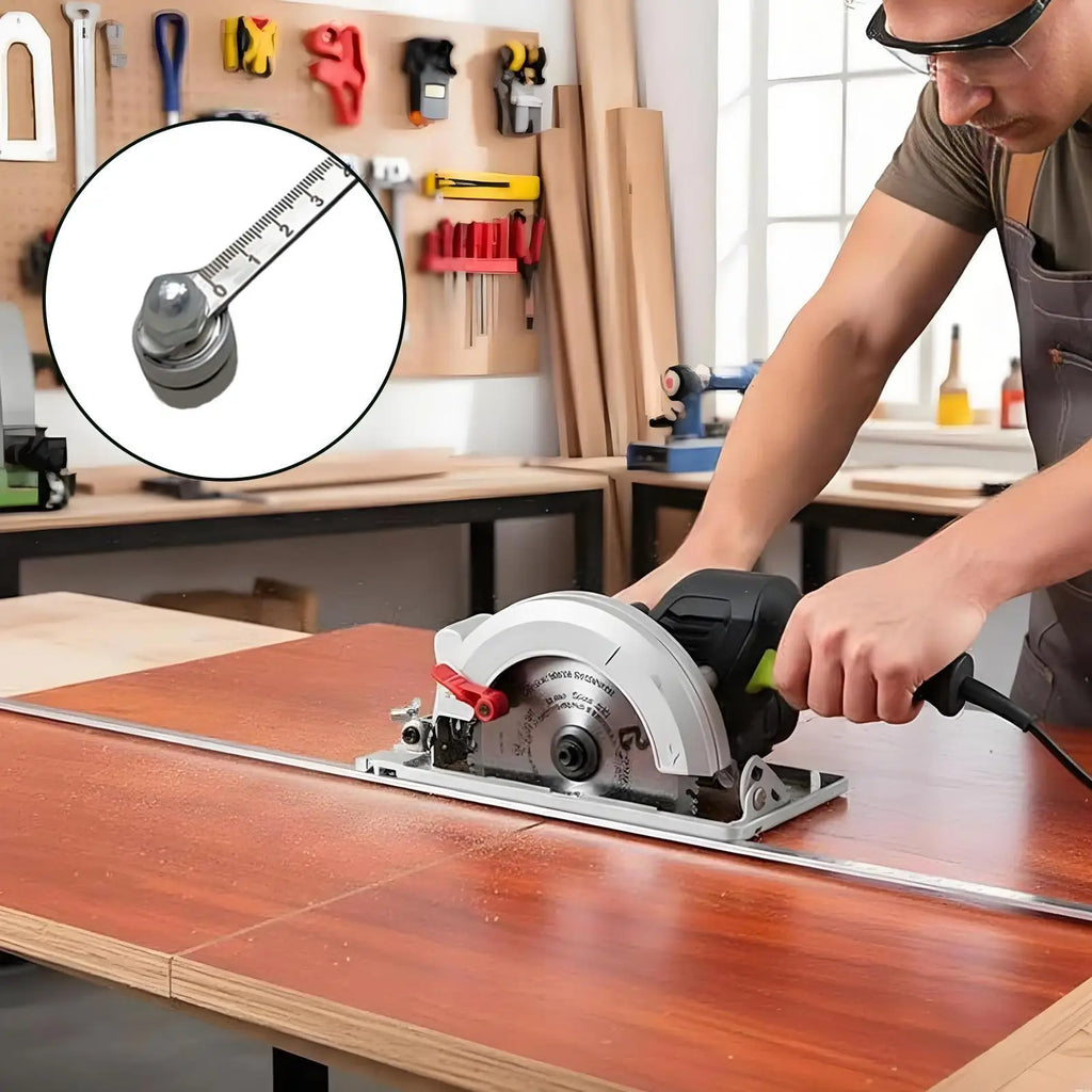 Wood Positioning Ruler Heavy-Duty Marking Easy Wood Cutting Ruler For Professionals Carpentry Beginners Crafting Enthusiasts