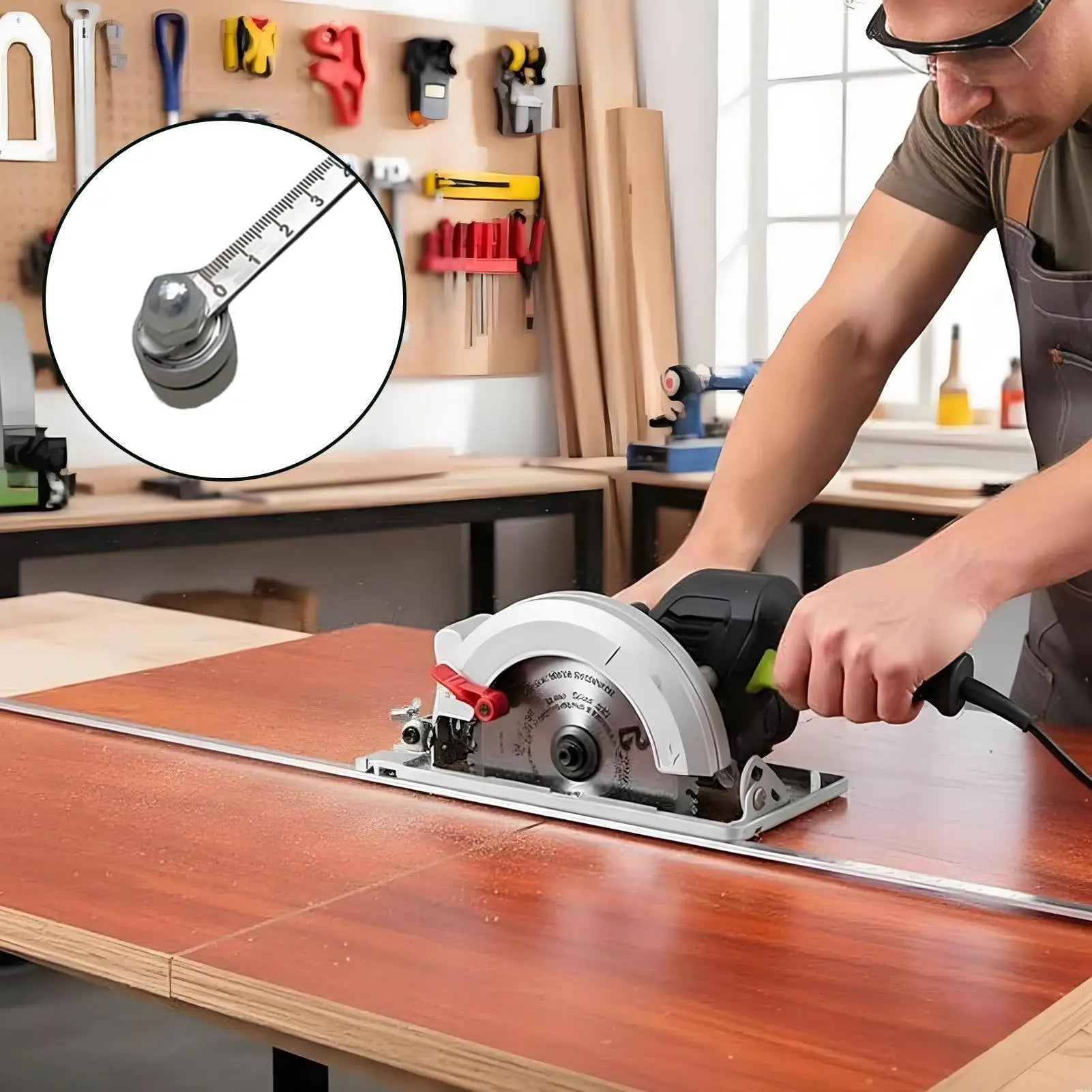Wood Positioning Ruler Heavy-Duty Marking Easy Wood Cutting Ruler For Professionals Carpentry Beginners Crafting Enthusiasts