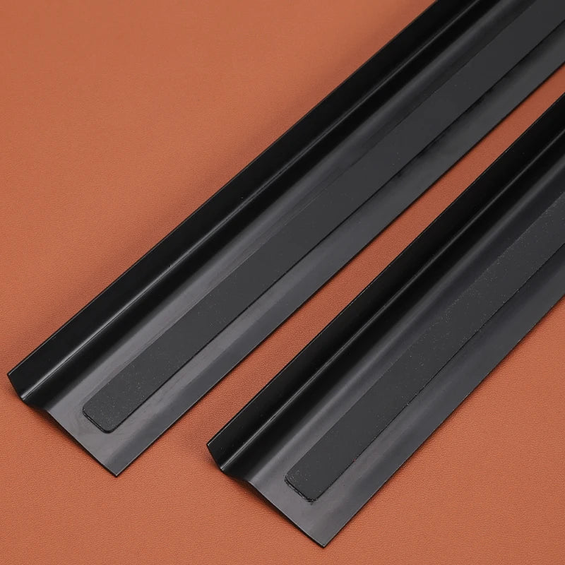 WUTA Leather Cutting Ruler Safety Ruler Titanium Plated Stainless Steel Protective Ruler Metal 30cm 12 inch Non-slip Craft Tools