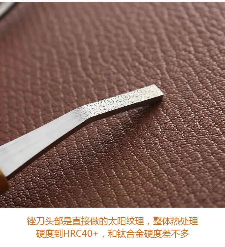 File Tool with Plastic Handle Leather Craft Tools for Edge Leather Tool Leather Surface Plastic Handle and Stainless Steel Head
