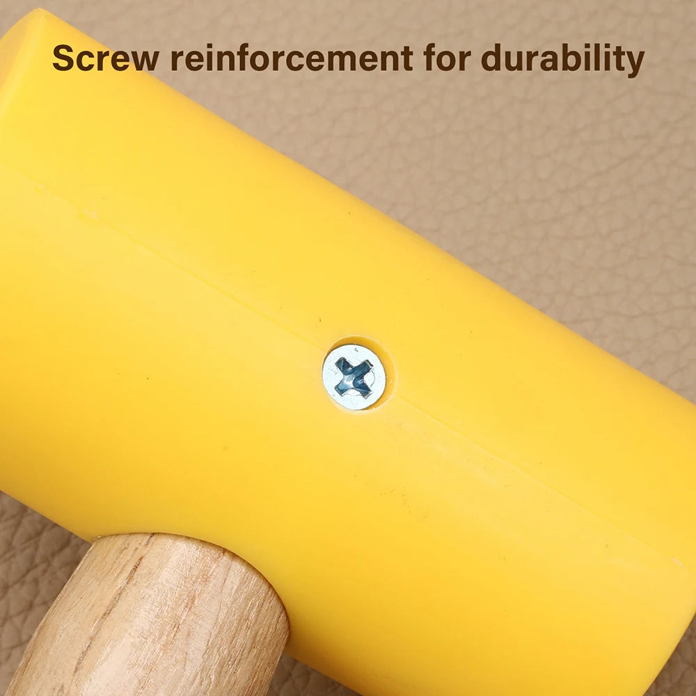 WUTA 1PC Multifunctional Leather Craft Hammer Rubber Mallet Maul Carving Tool For DIY Stamping Punching 46mm 55mm Leather Tools