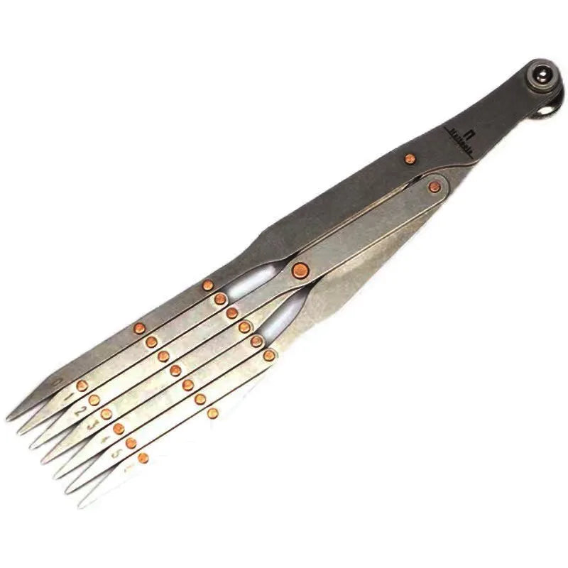 Leather Craft Belt Quick Mark Equally Spacing Isometric Divider Ruler Tool Knife Cutter Punch DIY Leatherworker Auxiliary Tools