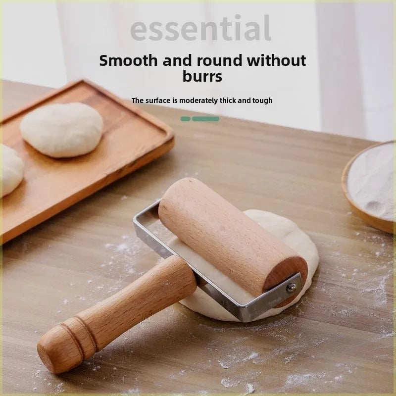 Wooden Rolling Pins For Baking, Pizza Dough Roller, Not Easy To Crack, Non-Stick Wood Pastry Roller, Essential Kitchen Utensils