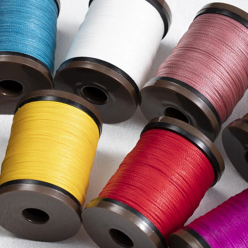 0.4/0.5/0.6mm Round Waxed Thread Circular Leather Sewing Waxing Thread for Manual Sewing and Jewelry Craftsmanship
