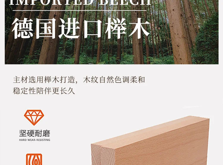 Log Color Cabinet Pulls Cabinet Door Handle Wardrobe Door Modern Simple Wooden Solid Wood Children's Cabinet Drawer Handle