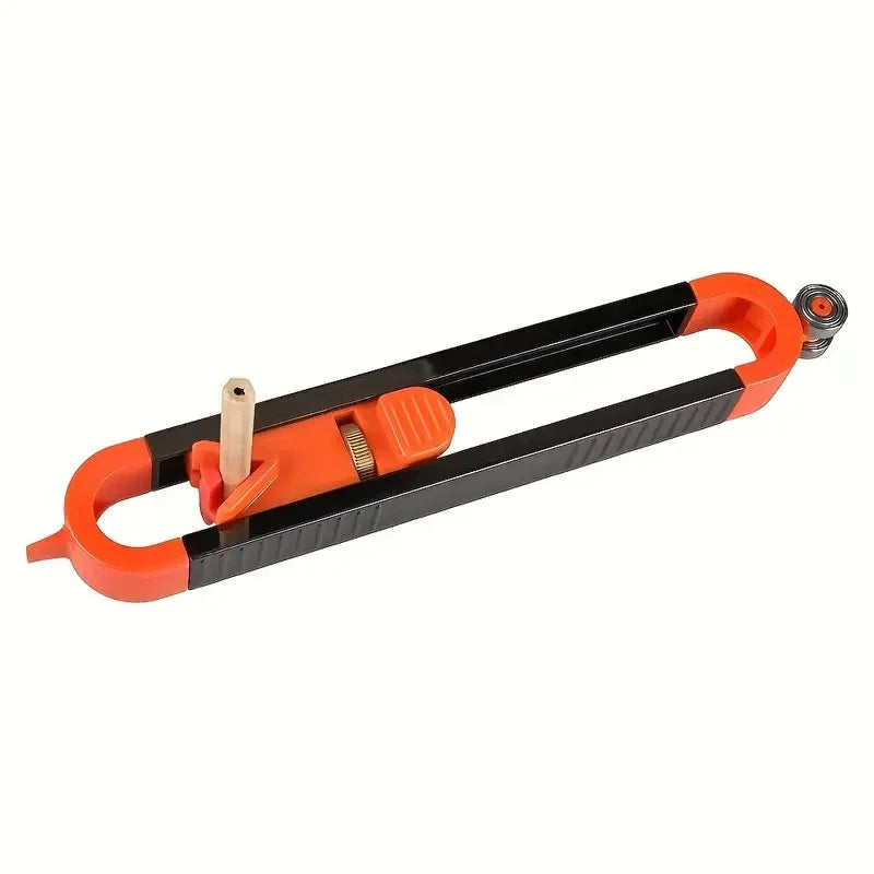 Precision Woodworking Ruler with Lock, Adjustable for Irregular Curves & Contours, for Accurate DIY Projects
