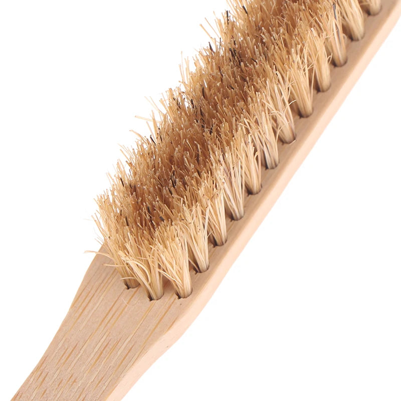 Wooden Rock Climbing Brush Thick Boar Bristles Easy Use Portable Climbing Scrubber Bouldering Brush Chalk Cleaning Tool