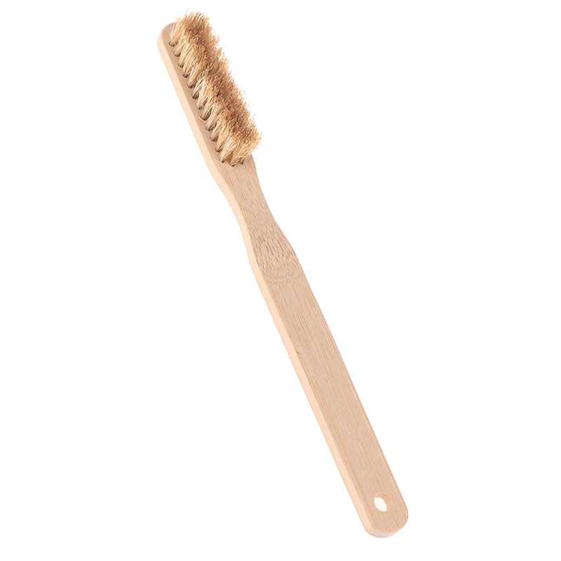 Wooden Rock Climbing Brush Thick Boar Bristles Easy Use Portable Climbing Scrubber Bouldering Brush Chalk Cleaning Tool