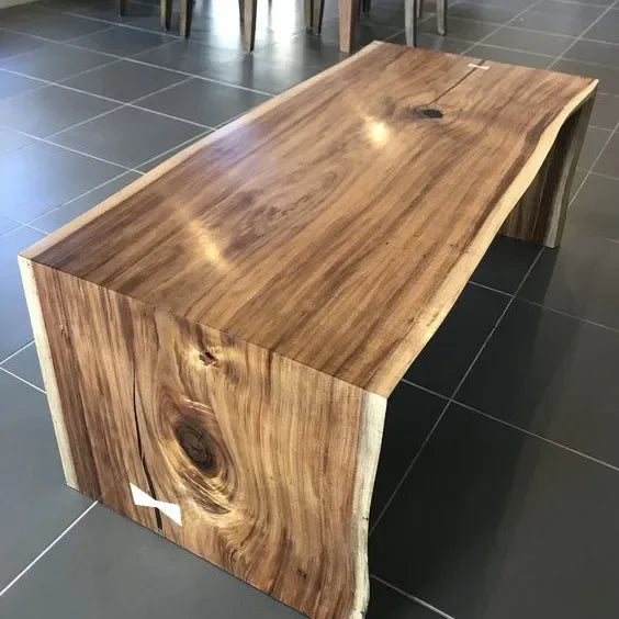 # Unique Furniture Design Walnut Slab Kitchen Restaurant Dining Wood Table For Sale