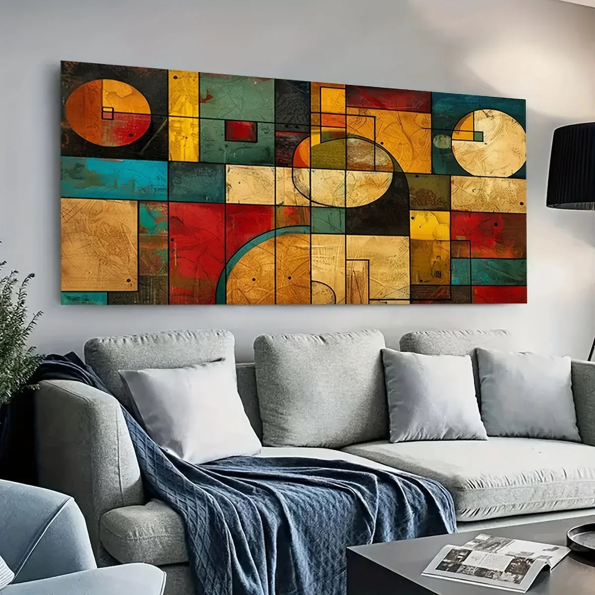 A modern abstract canvas art print, art decoration style ink wall hung poster, suitable for decoration in living rooms, bedrooms