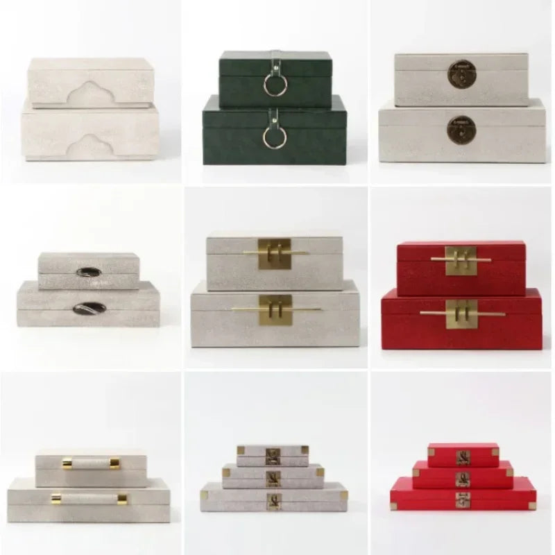 Chinese Style Bedroom Cabinet Jewelry Box Storage Decor for Hotel Sales Office New Model Room Cloakroom Furniture
