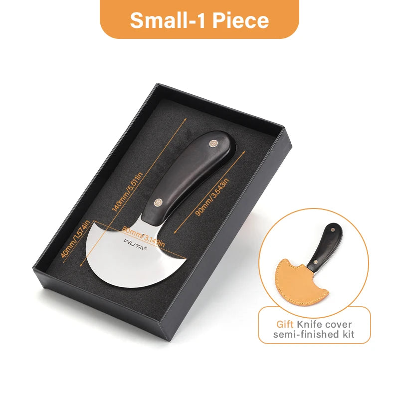 WUTA Professional Leather Cutter Ultra Sharp Round Head Craft Skiving Cutting Thining Tools DIY Handmade Senior Leather Tools